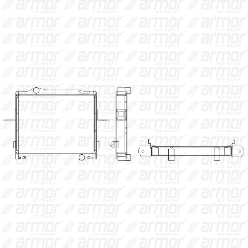 RADYATOR SU ROTERDAR MITSUBISHI 
SAFIR ( 440x620x59 )