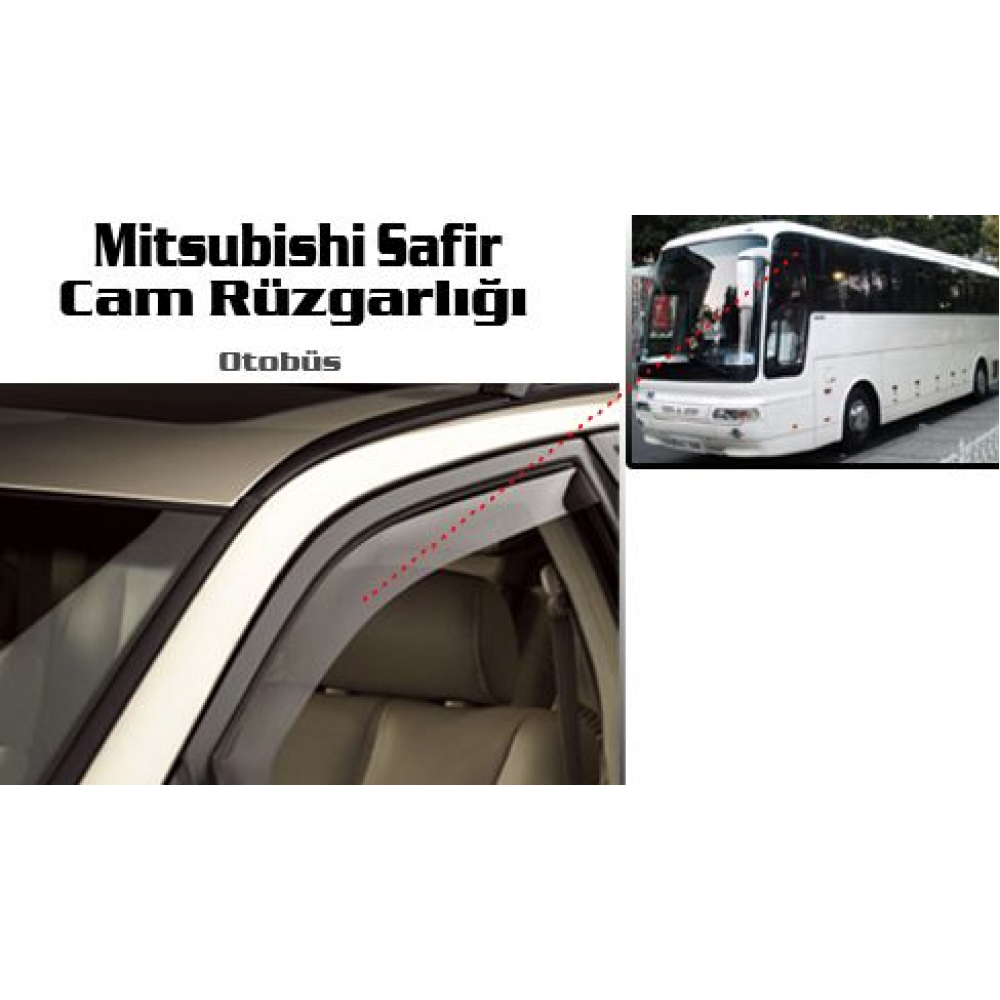 RUZGARLIK CAM MITSUBISHI SAFIR 03>