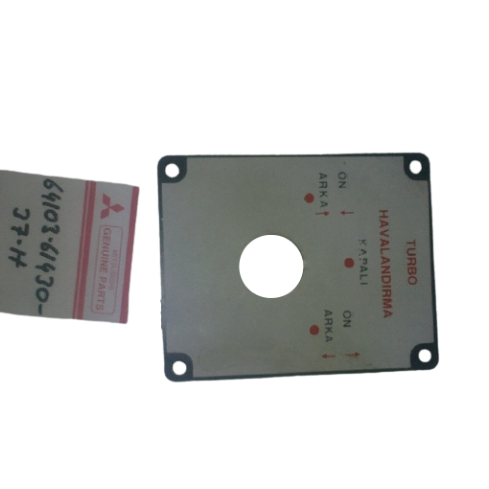 ETIKET TURBO HAVALANDIRMA MITSUBISHI MARATON / PRENSES