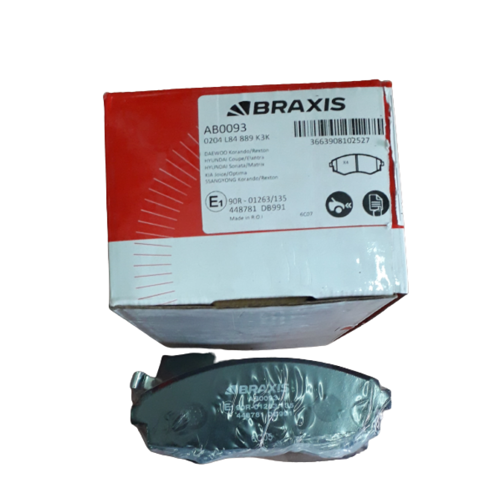 BALATA FREN ON HYUNDAI ELANTRA 90-97 / SONATA 90-98 / COUPE 96-98/ MUSSO 99-04KORANDO 99-04