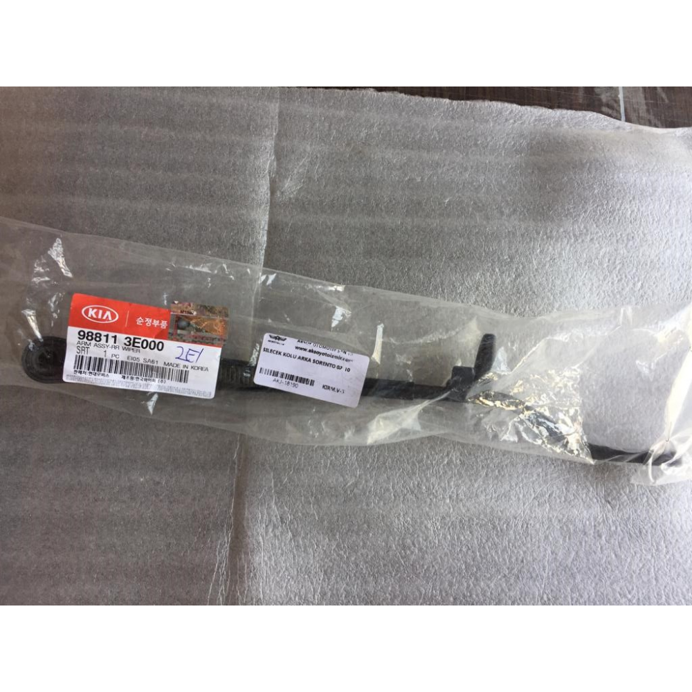 KOL SILECEK ARKA KIA SORENTO 02-10