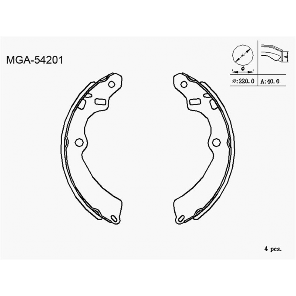 KAMPANA BALATA ( SUZUKI CARRY SK410 86 - 91) K9923